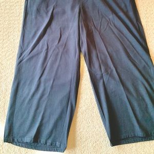 2 Pair J.Jill Wide Leg Cropped Pants Large